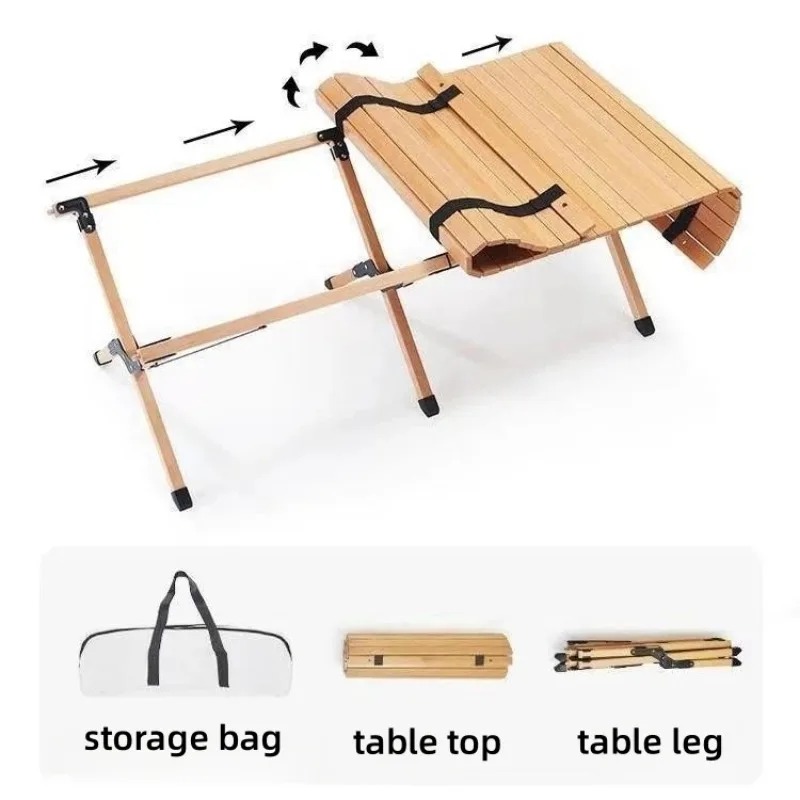 Mesa de almacenamiento de roll - Outdoor Camping Table With Storage reseña y precio