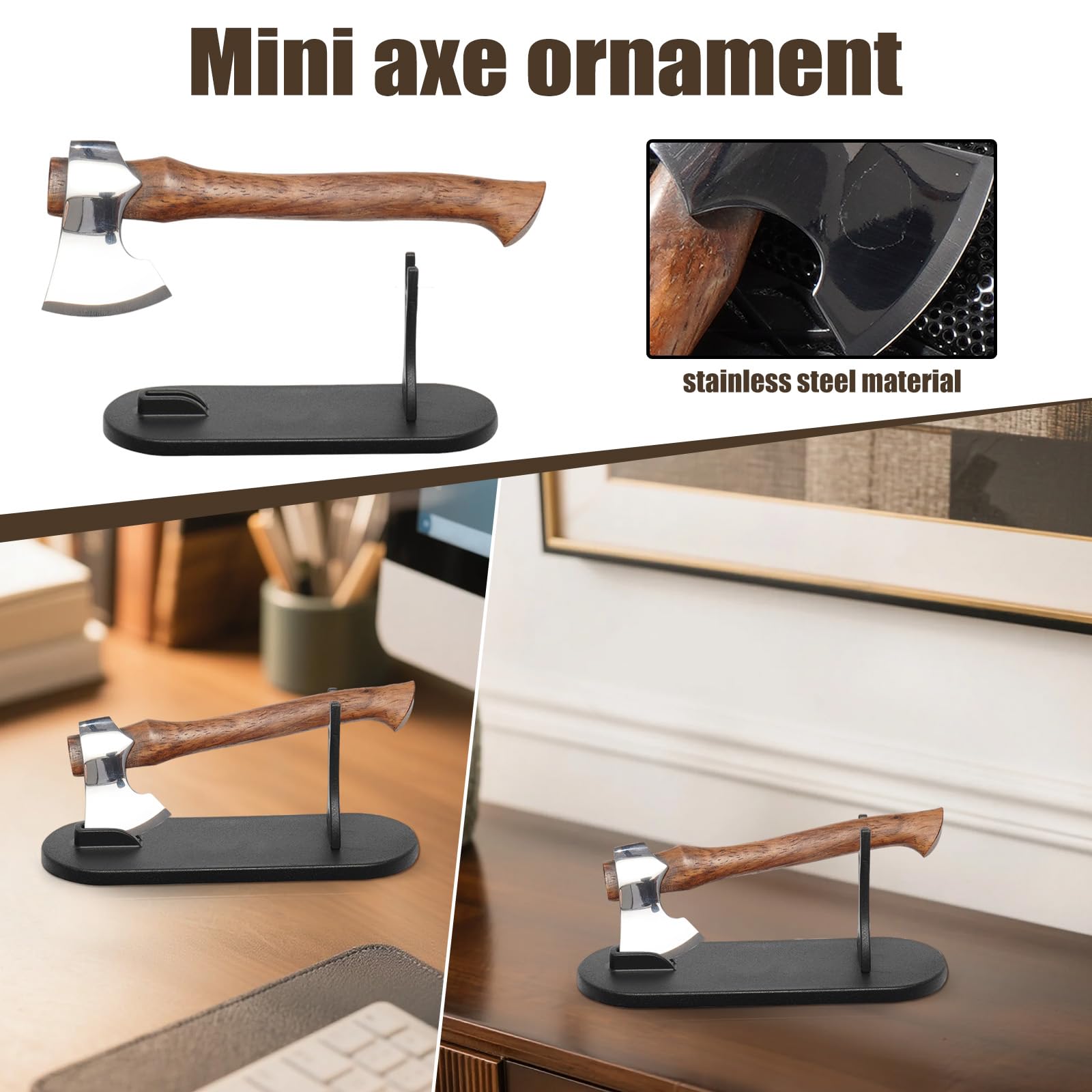 Mini hacha de acero inoxidable - Camp Axe Hatchet reseña y precio
