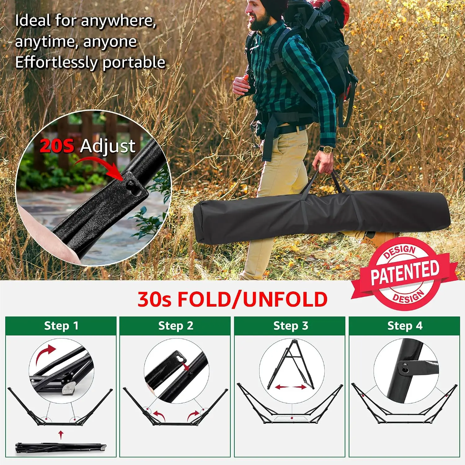 Soporte para Hamaca Unity, Sop - Camping Hammock reseña y precio