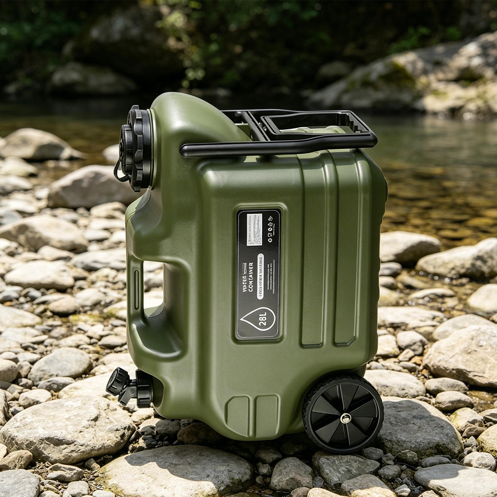 Contenedor de agua para acampa - Outdoor Camping Water Jug reseña y precio