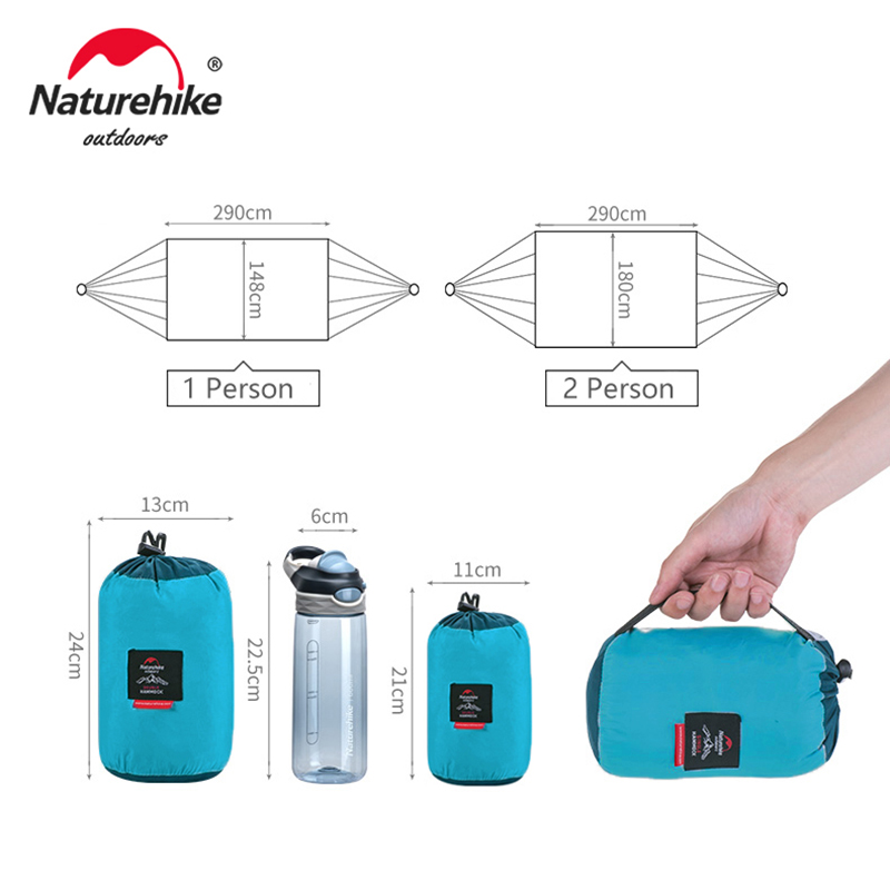 Naturehike-hamaca columpio par - Camping Hammock reseña y precio