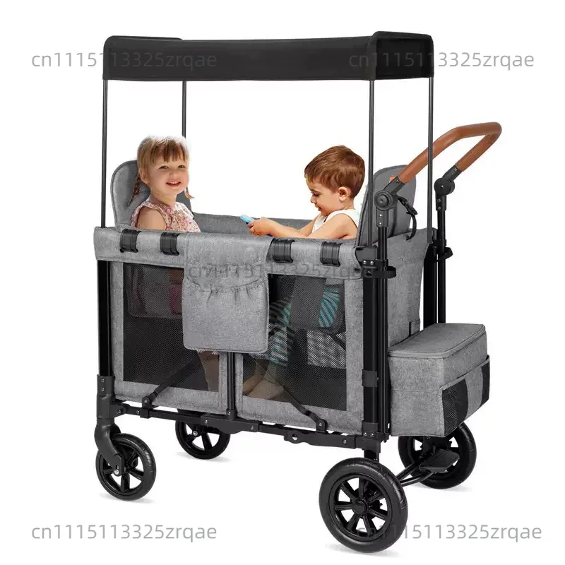 Carrito de Paseo Doble Plegabl - Outdoor Camping Wagon reseña y precio