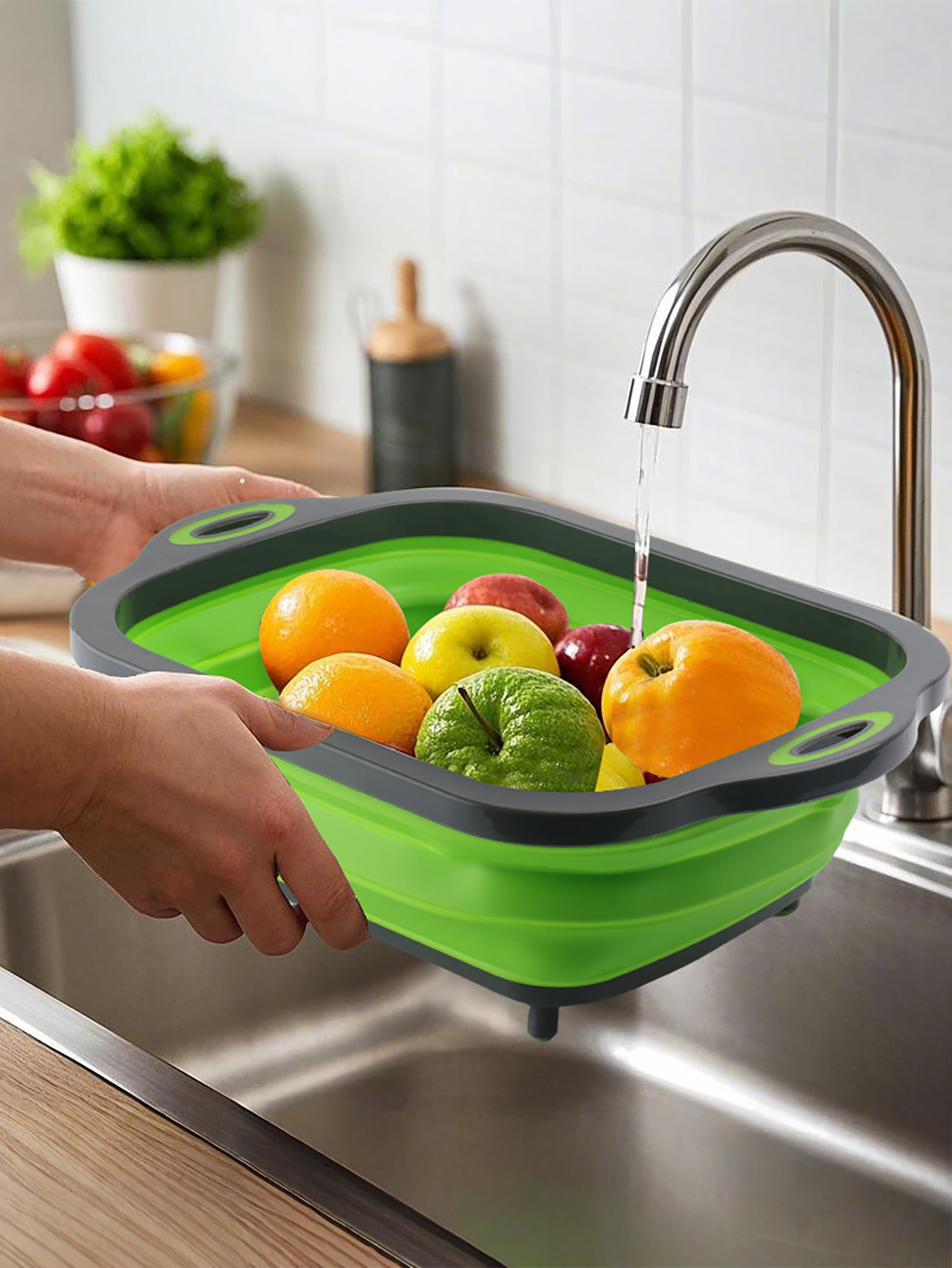 Tabla de cortar plegable para  - Outdoor Camping Sink reseña y precio