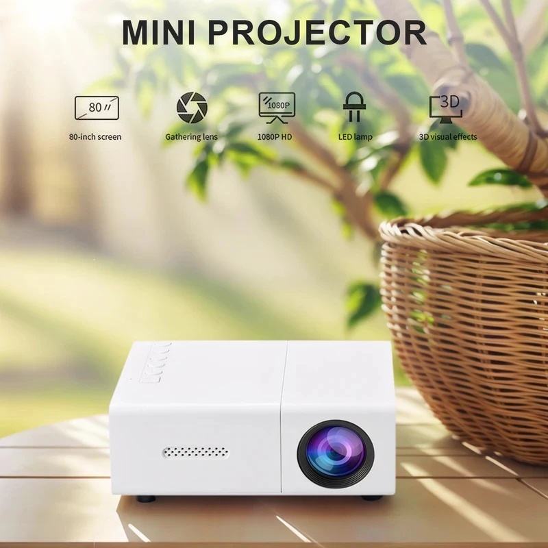 Mini Proyector LED 1080P con C - Outdoor Camping Videos reseña y precio