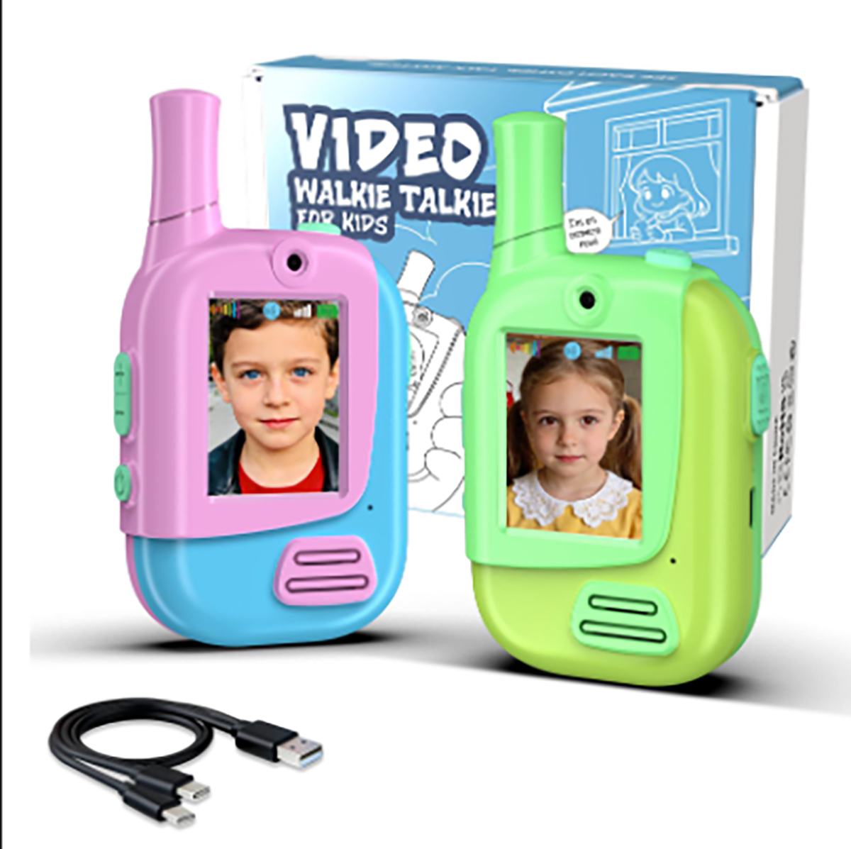 Paquete de 2 Walkie Talkies Re - Outdoor Camping Videos reseña y precio