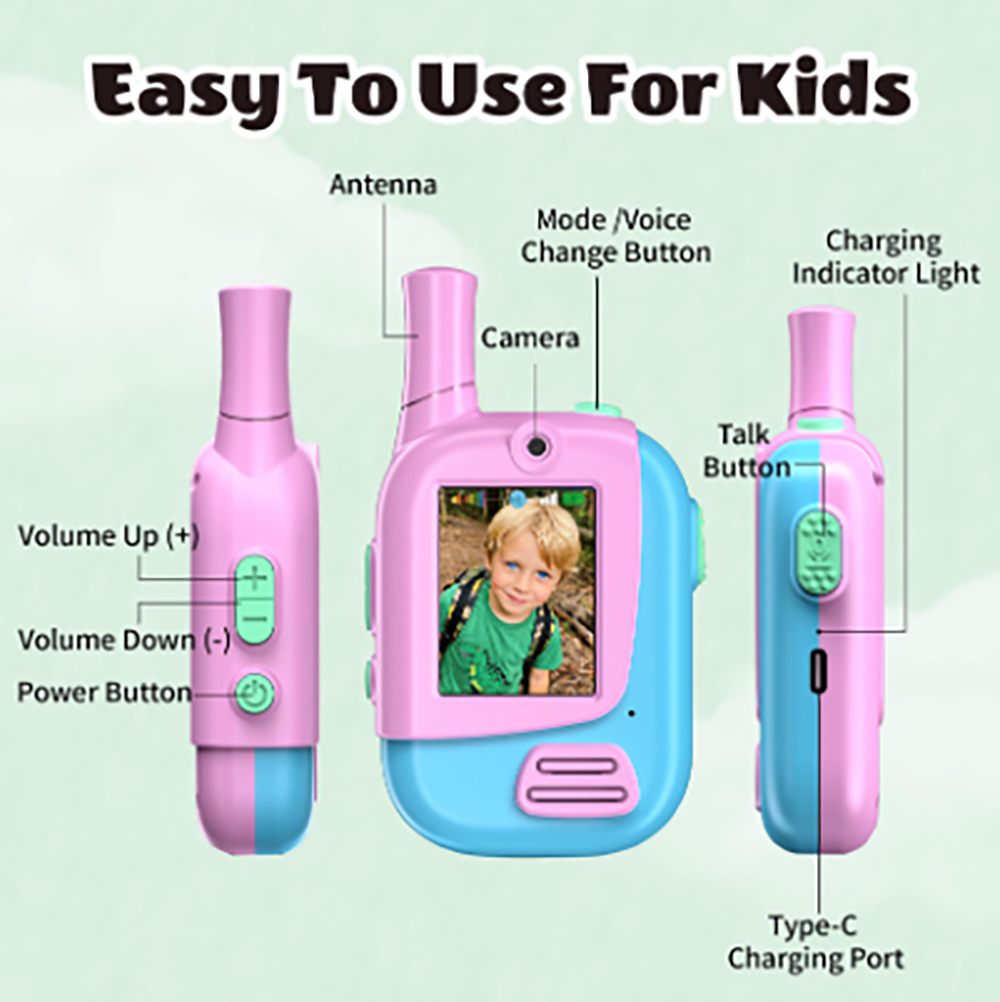 Paquete de 2 Walkie Talkies Re - Outdoor Camping Videos reseña y precio