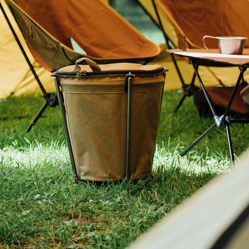 Cubo de basura para acampar al - Outdoor Camping Bin reseña y precio