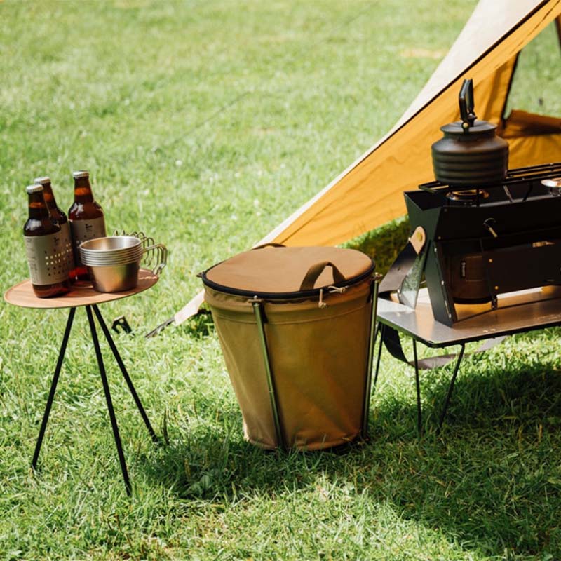 Cubo de basura para acampar al - Outdoor Camping Bin reseña y precio