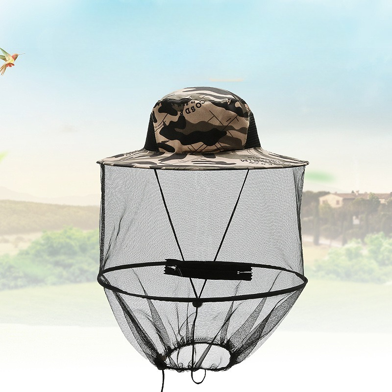 Gorra de Pesca con Malla Antim - Outdoor Camping Bug Zapper reseña y precio
