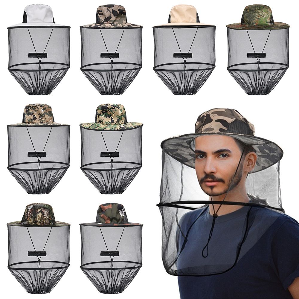 Gorra de Pesca con Malla Antim - Outdoor Camping Bug Zapper reseña y precio