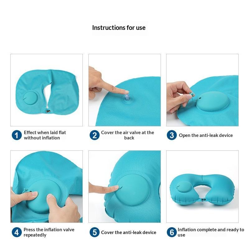 Almohada inflable portátil par - Outdoor Camping Stores reseña y precio